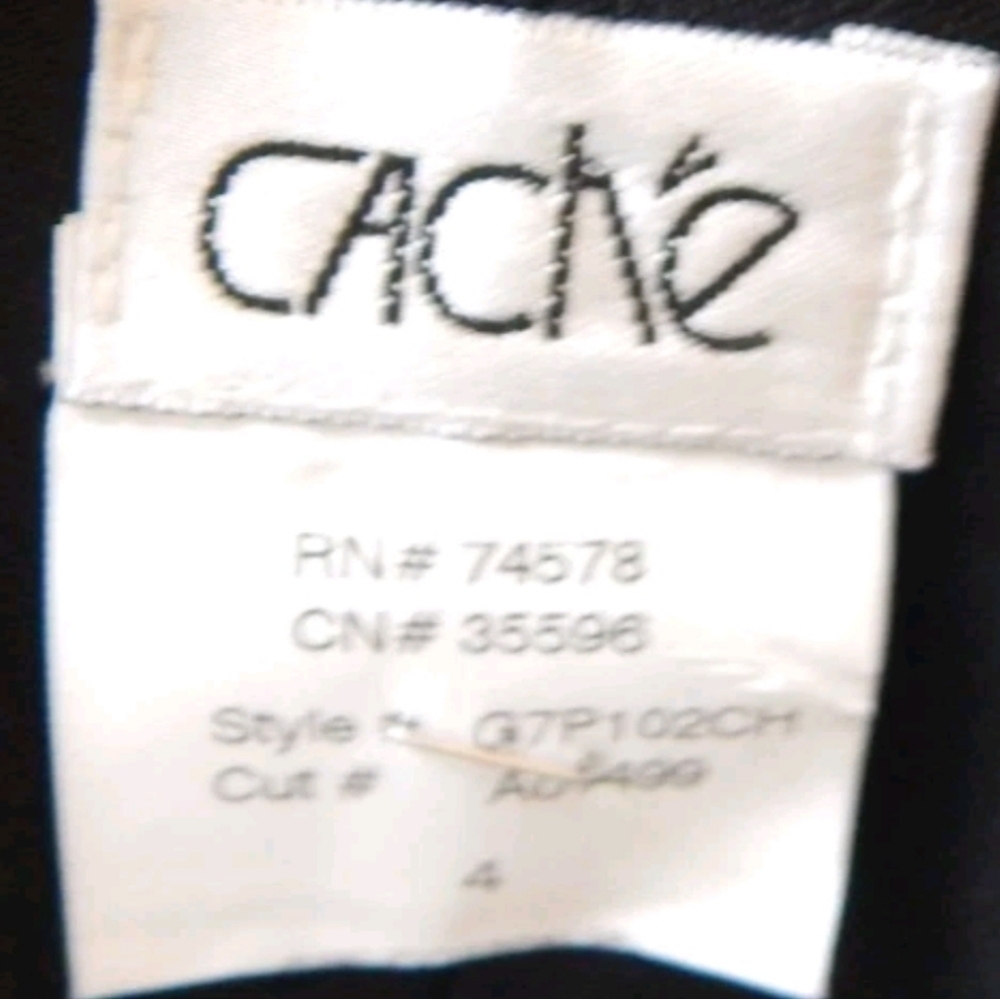 Cache Low Rise Rhinestone Dress Pants - Picture 3 of 5
